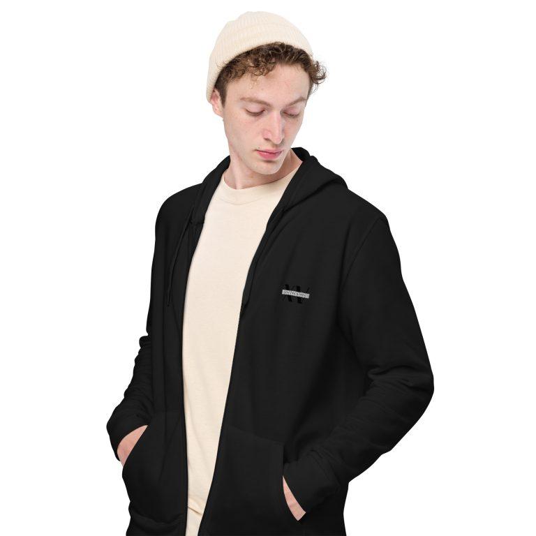 Xplore Vibes Original Unisex basic zip hoodie - Image 3