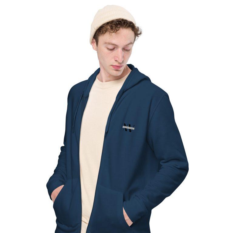 Xplore Vibes Original Unisex basic zip hoodie - Image 7