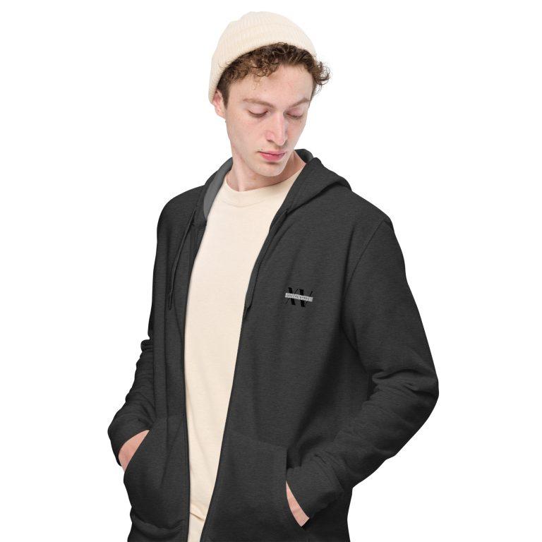 Xplore Vibes Original Unisex basic zip hoodie - Image 5