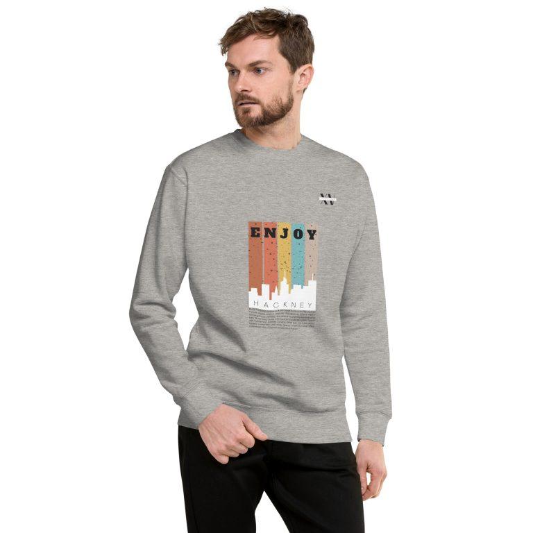 Enjoy Hackney Unisex Premium Sweatshirt - Image 2